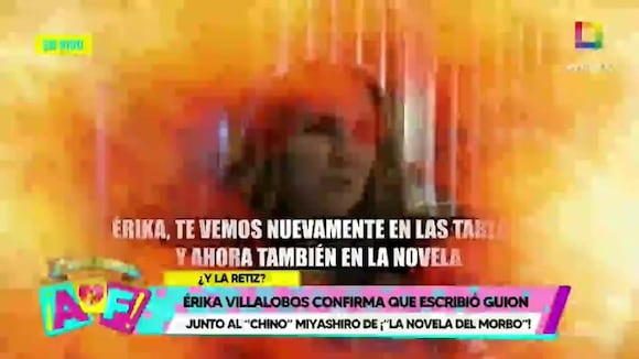Érika Villalobos confirma que escribió guion