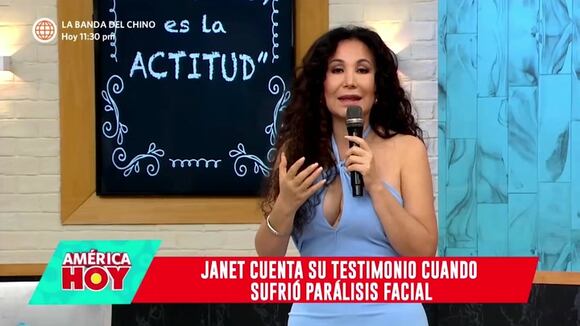 Janet Barboza extrañó sus arrugas tras sufrir parálisis - América TV