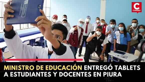 Piura: 77 mil tablets ya están en la región| CORREO