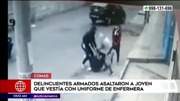 Robo a enfermera - CORREO