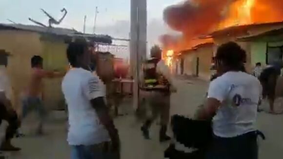 Incendio en Piura