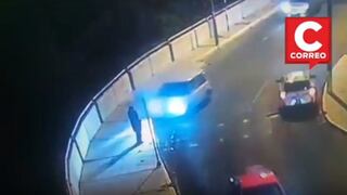 Vehículo se sube a la acera y atropella a una anciana en Arequipa (VIDEO)