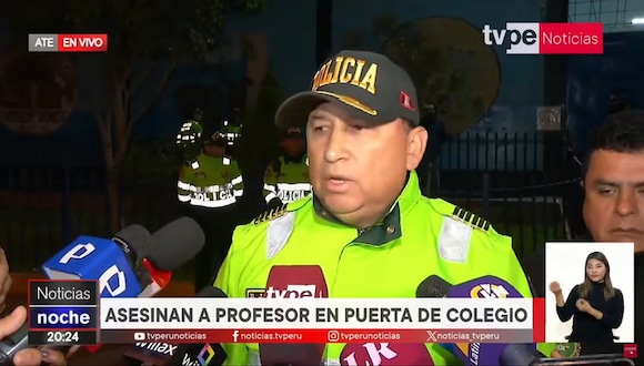 PNP revela detalles sobre asesinato de profesor en Ate