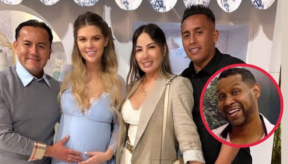 Christian Cueva en baby shower de Brunella Horna