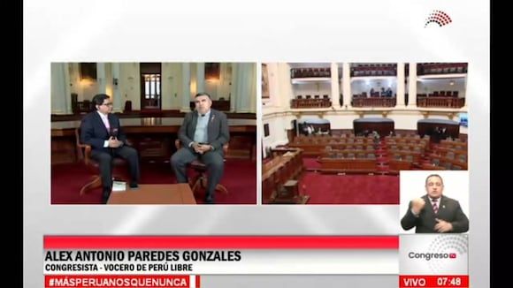 Declaraciones de Alex Paredes