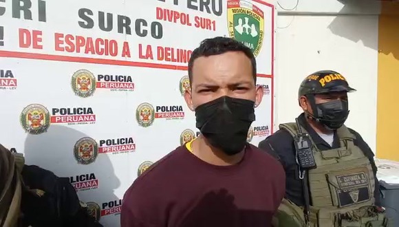 Detienen a hombre que se hacía pasar como repartidor delivery para distribuir droga en Surco. (VIDEO PNP)