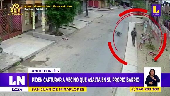 SJM: Vecino asalta en su propio barrio