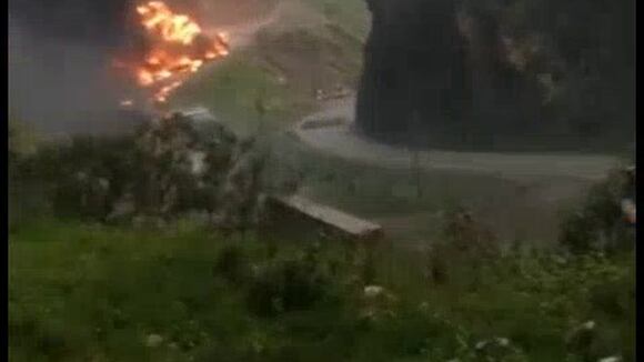 Carretera Central: Bloqueo en la vía por incendio de seis cisternas en Junín (VIDEO)- Correo