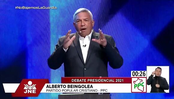 Alberto Beingolea le responde a George Forsyth