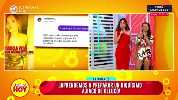 Flor Polo le recomienda a Jossmery Toledo ser sincera