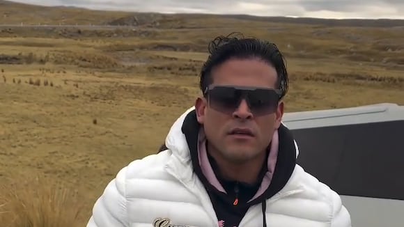 CORREO | Bus de orquesta de Christian Domínguez se despistó en Pasco: “Si nos hubiéramos volteado sería otra historia”