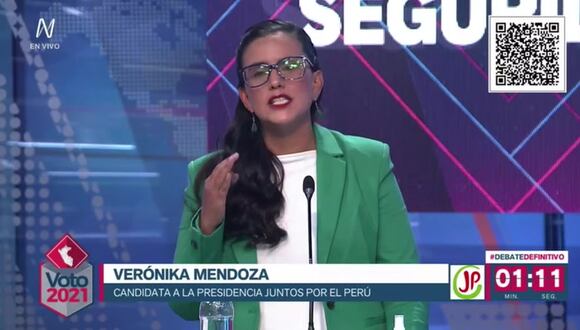 Verónika Mendoza criticó la labor realizada por los ministros del Interior