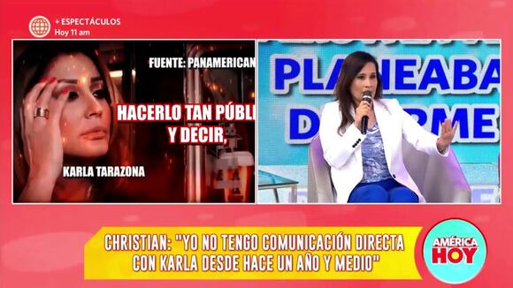 Brunella dice que Rafael quiere ser político