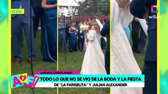 CORREO | Julián Alexander le habría reclamado a Christian Domínguez por quitarse la camisa en su boda: “Ponte tu camisa loco”