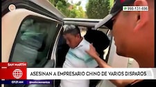 Empresario chino es asesinado de varios disparos en San Martín (VIDEO)