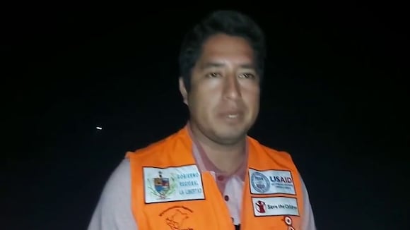 Wilfredo Agustín, subgerente de Defensa Civil del Gobierno Regional de La Libertad