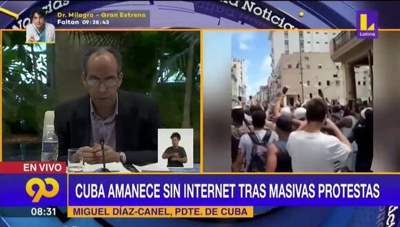 Cuba amanece sin internet
