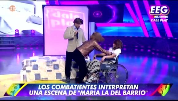 Alejandra Baigorria imita escena de Itati