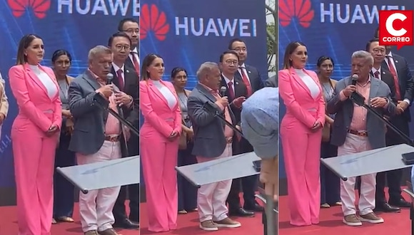 CORREO I César Acuña llama ‘Hawái’ a Huawei frente al CEO de la empresa cuando se firmaba un convenio con la UCV