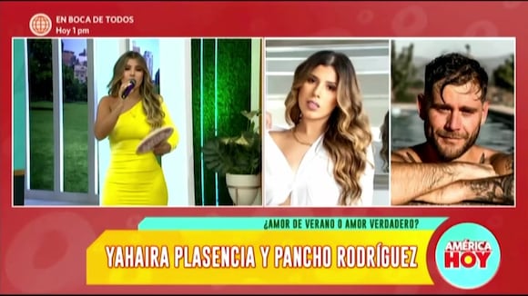 Yahaira Plasencia sobre su supuesta relación con Pancho Rodríguez