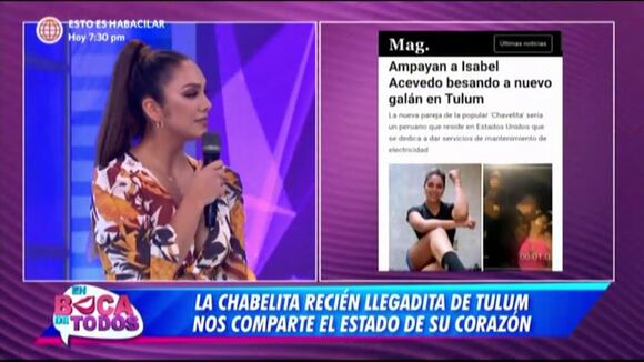 Chabelita sobre su nuevo amor en EBDT