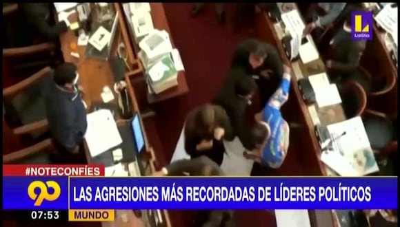 Agresiones más recordadas de líderes políticos