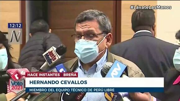 Hernando Cevallos: “El profesor Castillo no ha definido que Salaverry sea vocero”