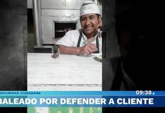 Dueño de pollería fue baleado tras defender a sus clientes de asalto en San Juan de Lurigancho (VIDEO)