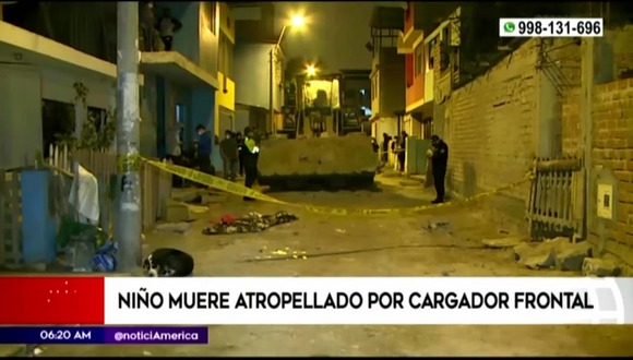 Menor murió atropellado por camión frontal