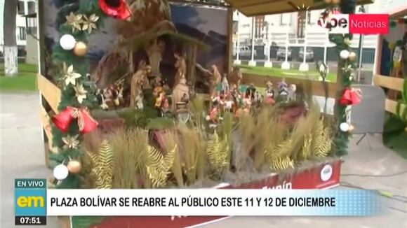 Reabren la Plaza Bolívar