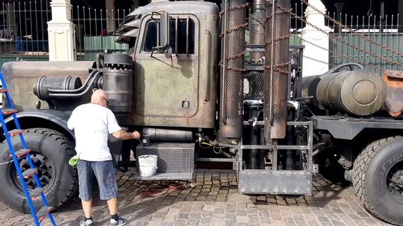 Transformers: alistan choque de Optimus Prime y explosión en el centro de Cusco