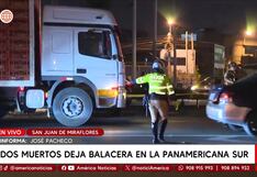 Ataque de sicarios en San Juan de Miraflores deja dos muertos cerca del Mall del Sur (VIDEO)