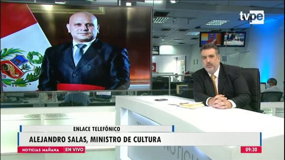 Entrevista a Ministro De Cultura, Alejandro Salas
