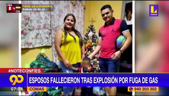 Pareja de esposos fallece tras explosión por fuga de gas