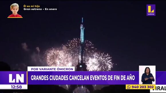 Ciudades que ofrecían espectáculos por fin de año tuvieron que cancelarse o reducir el aforo ante la variante Ómicron