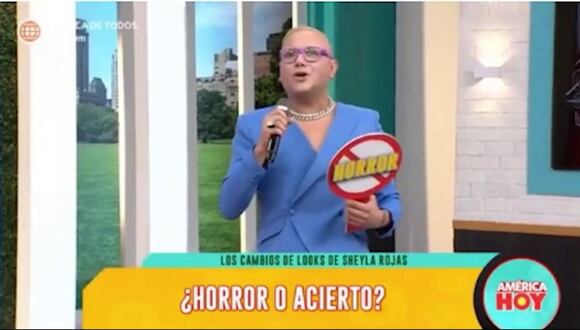 Carlos Cacho critica a Sheyla Rojas