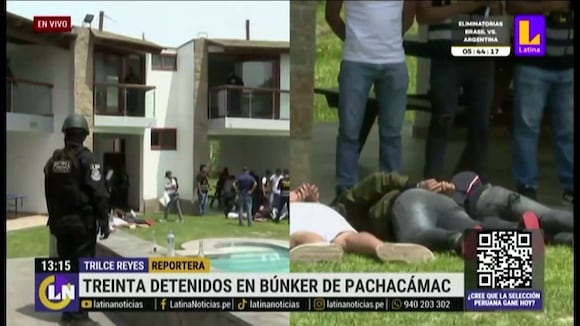Extranjeros detenidos en Búnker