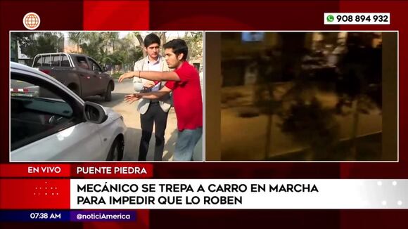 Puente Piedra: Mecánico evita robo de vehículo