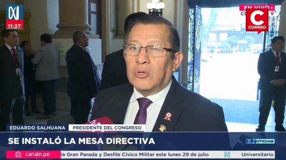 CORREO | Eduardo Salhuana resalta importancia de un Parlamento cercano y niega vínculos con minería ilegal