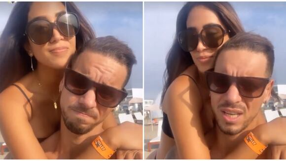 CORREO - Melissa Paredes y Anthony Aranda presentan a su "hijito"