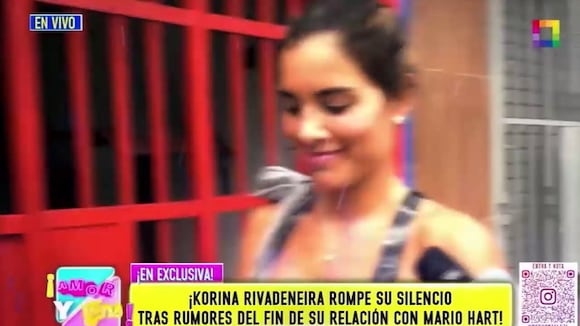 CORREO | Korina Rivadeneira tras rumores de separación con Mario Hart: "Está todo tranquilo"