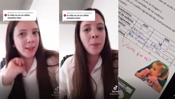 Maestra explica por qué usa memes en corrección de exámenes de sus alumnos