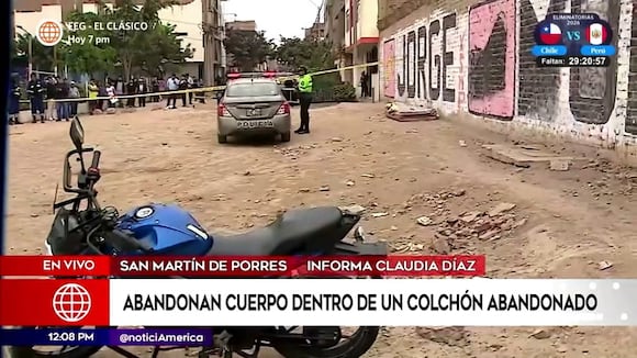 San Martín de Porres: fallecido en colchón abandonado