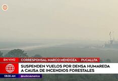 Suspenden vuelos por incendios forestales en Pucallpa (VIDEO)