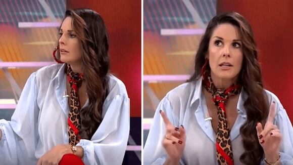 Rebeca Escribens y su reacción tras escuchar supuestos truenos en pleno noticiero