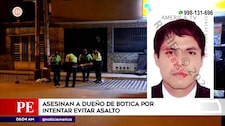 San Martín de Porres: Dueño de botica es asesinado al intentar impedir asalto (VIDEO)