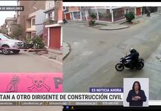 Sicario asesina a segundo dirigente de construcción civil en menos de 24 horas (VIDEO)