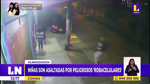 Niñas son asaltadas por peligrosos 'robacelulares'