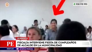 Huánuco: Alcalde de Amarilis celebró su cumpleaños en la municipalidad y la Fiscalía intervino (VIDEO)