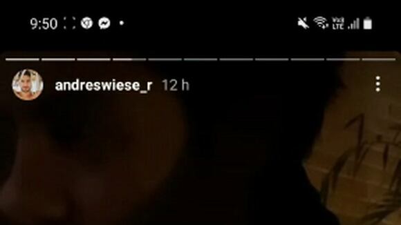 Andrés Wiese asustado tras temblor en Lima (Instagram)